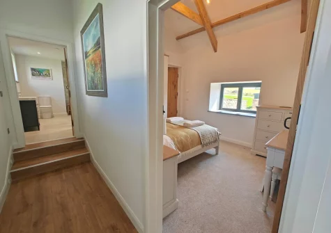 Bedroom #1 at The Barn at Arnold's Hill Farm, Slebech