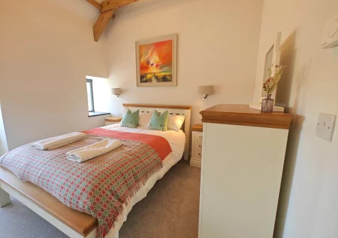 Bedroom #2 at The Barn at Arnold's Hill Farm, Slebech