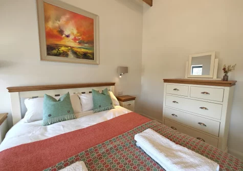 Bedroom #2 at The Barn at Arnold's Hill Farm, Slebech