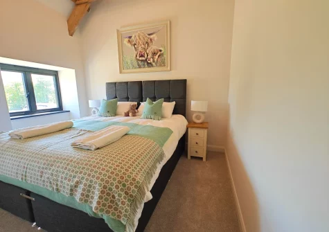 Bedroom #3 at The Barn at Arnold's Hill Farm, Slebech