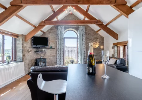 The kitchen at The Barn, Haverfordwest