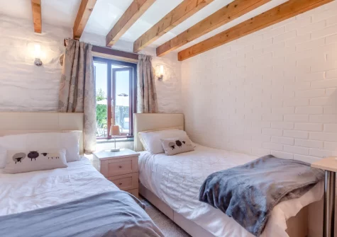 Bedroom #1 at The Barn, Haverfordwest