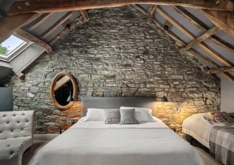 Bedroom #2 at The Barn, Llanddewi Velfrey