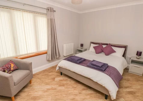 The bedroom at The Briars, Wisemans Bridge