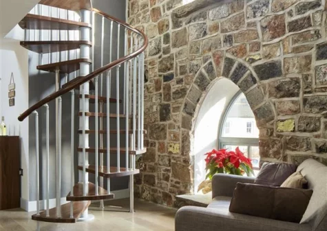 The living area at The Coach House, Tenby