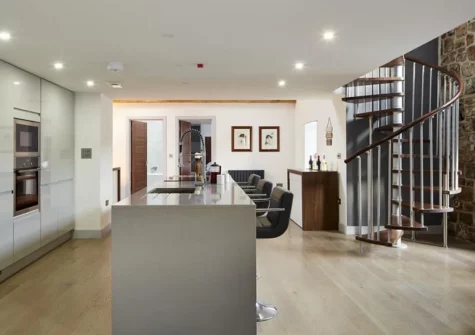 The kitchen at The Coach House, Tenby