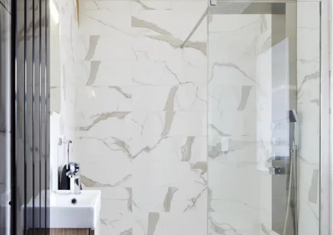 Bedroom #1 en-suite shower room at The Coach House, Tenby