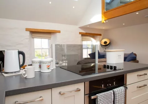 The kitchen at The Croft, LLanrhian