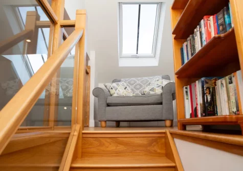 The cozy snug at The Croft, LLanrhian