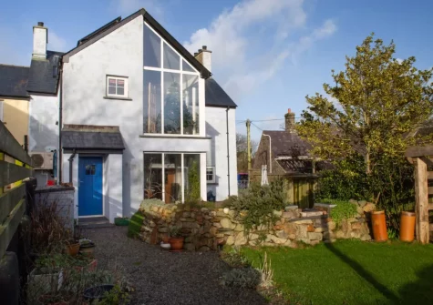 The Croft is a cosy coastal escape with sea views, a warming wood burner & enclosed garden