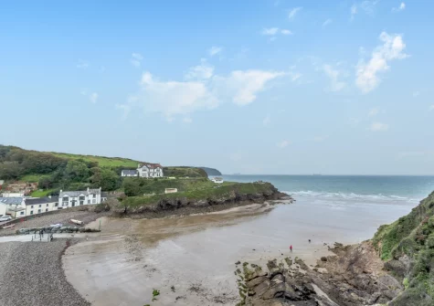 Enjoy unrivalled sea views over Little Haven Beach when you stay at The Gazebo