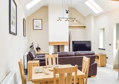 The dining area at The Granary, Hayscastle