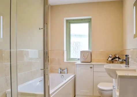 The bathroom at The Granary, Hayscastle