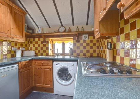 The kitchen at The Granary, Llanfaglan