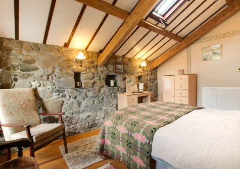 Bedroom #1 at The Granary, Llanfaglan