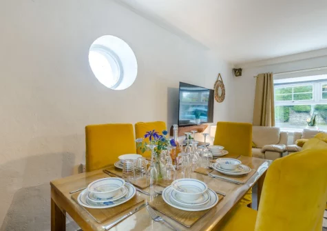 The dining area at The Granary, St Florence