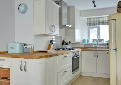 The kitchen at The Lantern, Tenby