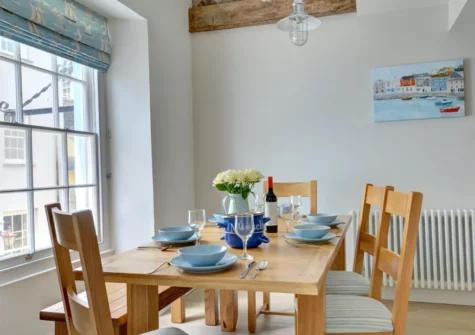 The dining area at The Lantern, Tenby