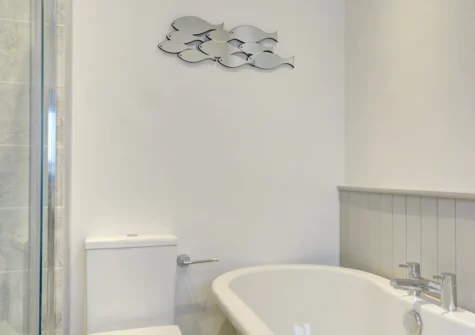 The first floor bathroom at The Lantern, Tenby