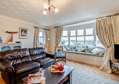 The living room at The Lavenders, Penally