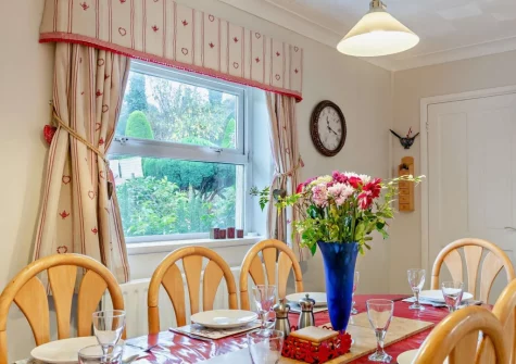 The dining area at The Lavenders, Penally