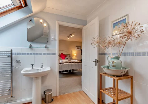 Bedroom #1 en-suite bathroom at The Lavenders, Penally