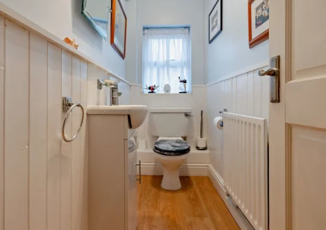 The WC at The Lavenders, Penally