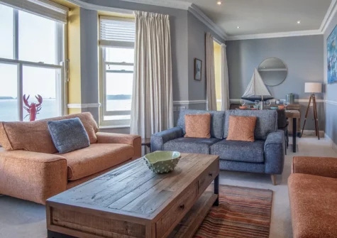 The living area at The Light On The Water