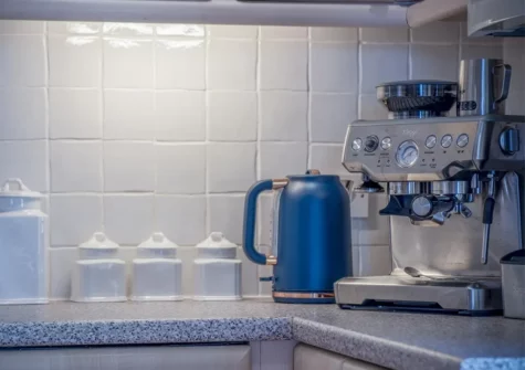 The kitchen at The Light On The Water, Tenby