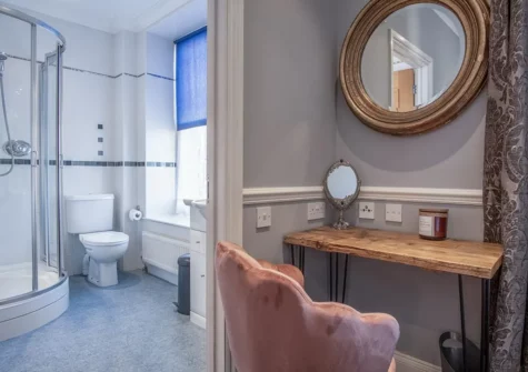Bedroom #1 en-suite at The Light On The Water, Tenby