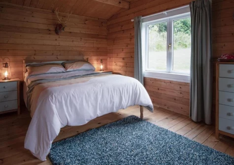 Bedroom #1 at The Lodge At Sheepswalk Farm, Amroth