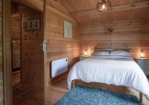 Bedroom #1 at The Lodge At Sheepswalk Farm, Amroth