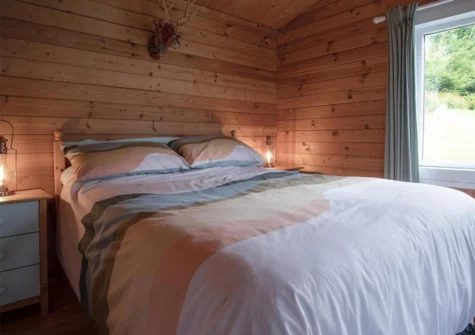 Bedroom #1 at The Lodge At Sheepswalk Farm, Amroth