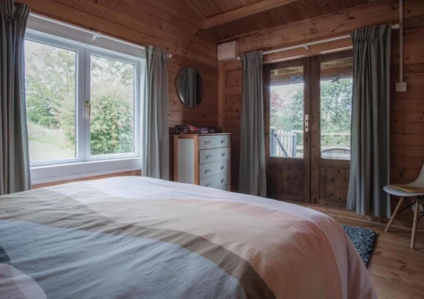 Bedroom #1 at The Lodge At Sheepswalk Farm, Amroth