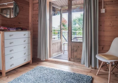 Bedroom #1 at The Lodge At Sheepswalk Farm, Amroth