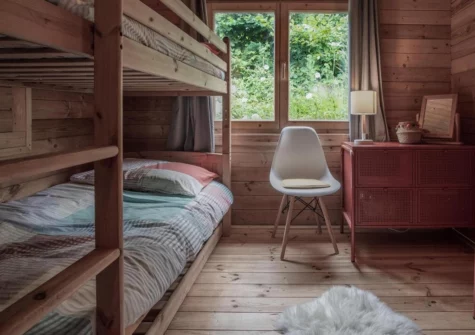 Bedroom #2 at The Lodge At Sheepswalk Farm, Amroth