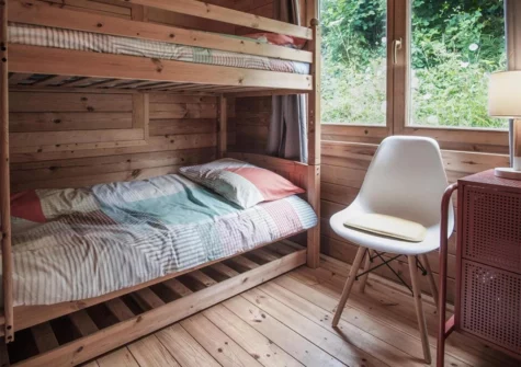 Bedroom #2 at The Lodge At Sheepswalk Farm, Amroth