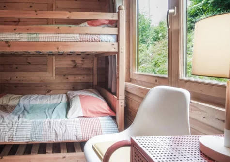 Bedroom #2 at The Lodge At Sheepswalk Farm, Amroth