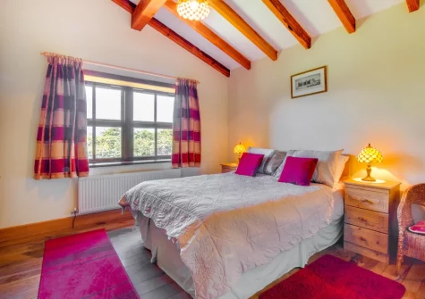 Bedroom #1 at The Lodge, Llanfaglan
