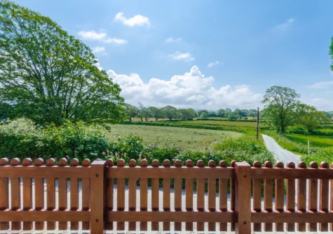 The Lodge is in a stunning location, with countryside walks from the doorstep