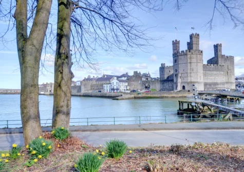 Nearby Caernarfon is a bustling town with eclectic mix of eateries & shops, as well as the imposing Caernarfon Castle