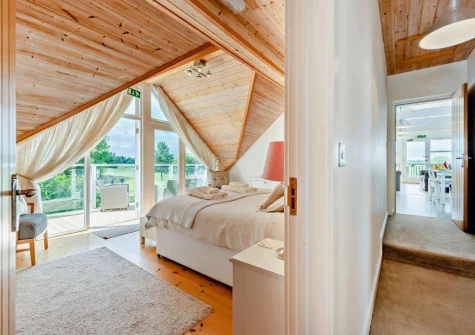 Bedroom #1 at The Loft, Trefloyne Manor, Penally