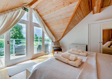 Bedroom #1 at The Loft, Trefloyne Manor, Penally