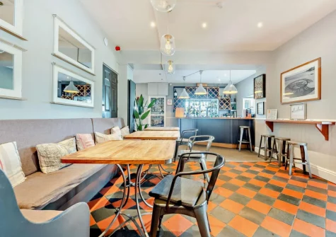 Enjoy drinks at the on-site bar at Trefloyne Manor, Penally