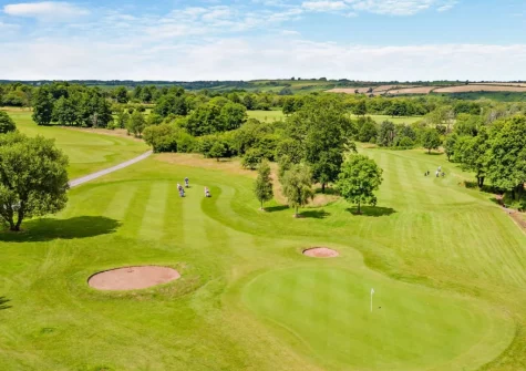 Play a round of golf at the on-site golf course when you stay at The Loft, Trefloyne Manor, Penally