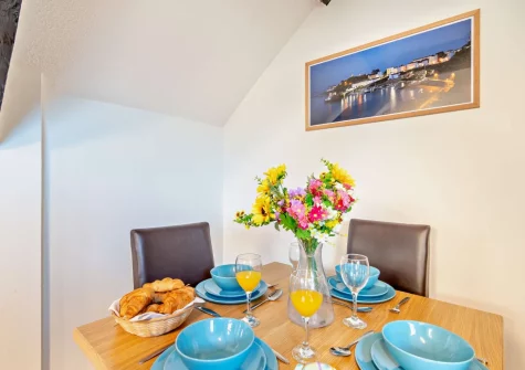 The dining area at The Mews, Tenby