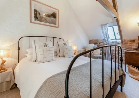 Bedroom #1 at The Old Chapel, Rhodiad y Bren