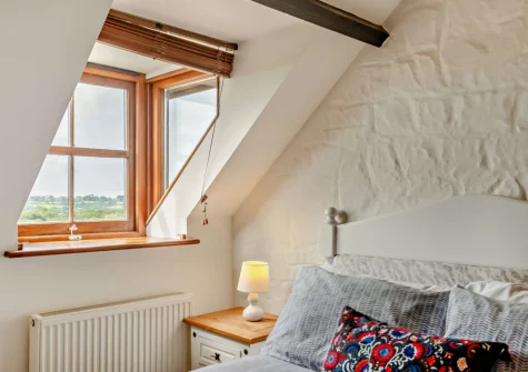 Bedroom #2 at The Old School Hall, Loveston