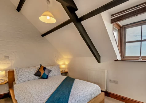 Bedroom #3 at The Old School Hall, Loveston