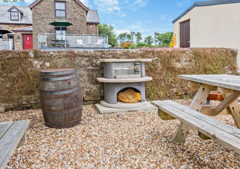 Staying at The Old School Hall you have access to a shared playing field, barbecue & firepit